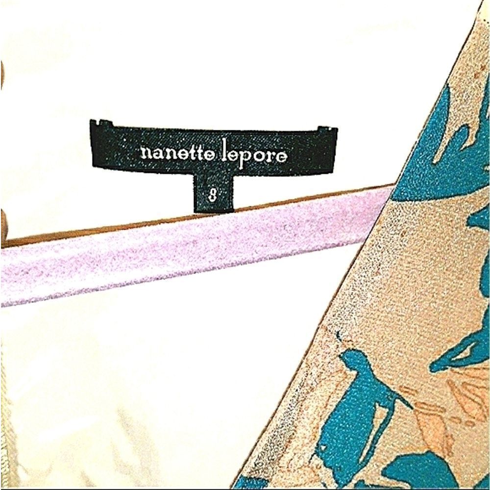NANETTE LEPORE PRINTED LONG SLEEVES DRESS(NWOT) - Picture 3 of 7